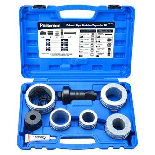 Exhaust Pipe Expander Tool Kit – Tail Pipe Stretcher & Spreader 1-5/8″ to 4-1/4