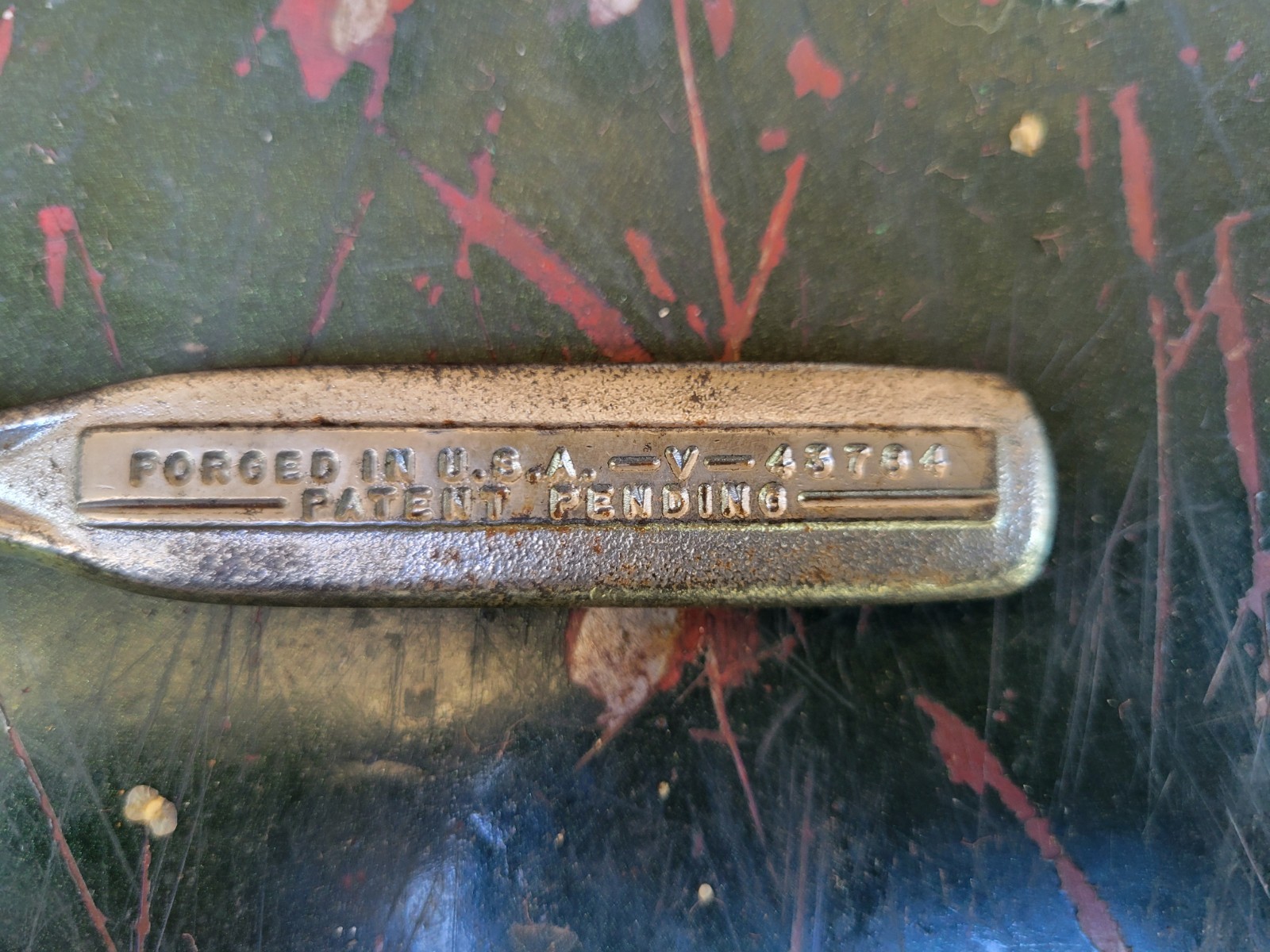 Vintage Craftsman USA Patent Pending-V- 43784 Ratchet 3/8″ Drive Forged In USA