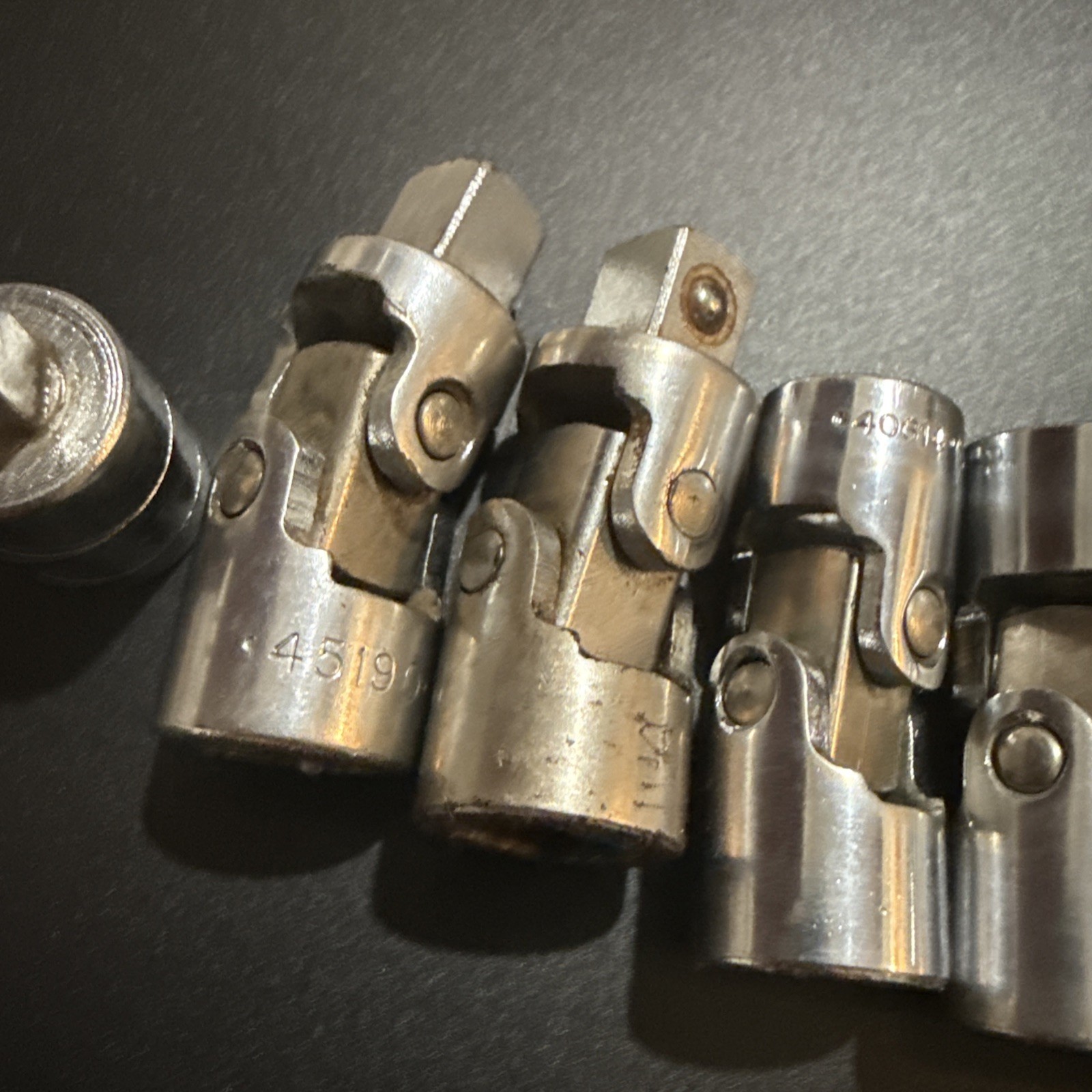 Lot of 12 SK 3/8″ 6 Pt. Swivel Socket 384,40616,40618,40620,40622,40624, 45190