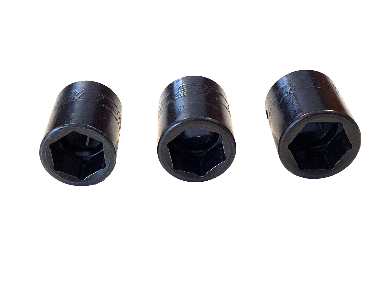 Snap On 3 Piece 1/2”Dr Metric Shallow Impact Socket Set IMM200 IMM210 IMM220 NEW