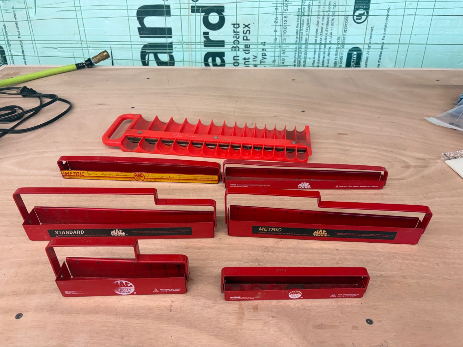 Mac tools socket trays – qty 7 pcs