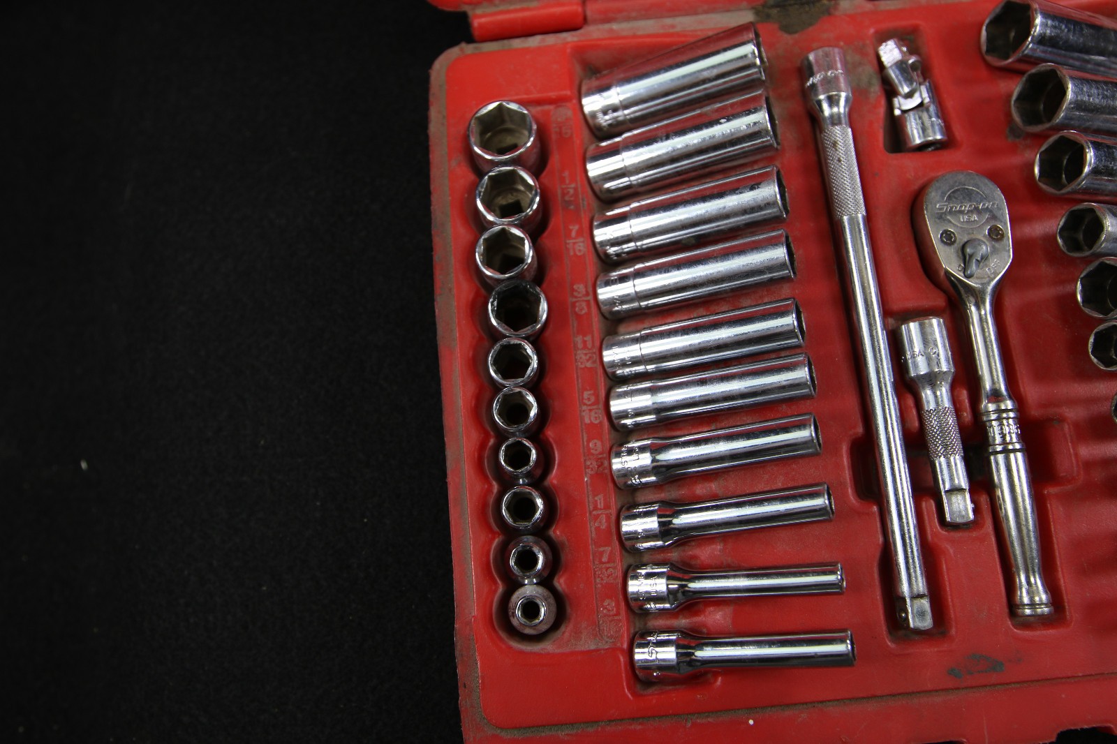 Snap On 144TMPB 44 pc 1/4″ Drive 6 Point Metric/SAE General Service Set Case F/S