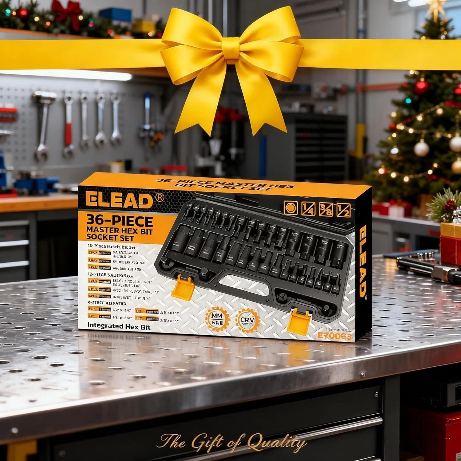 Comprehensive 36-Piece Hex Bit Socket Set – Maximum Durability & Control