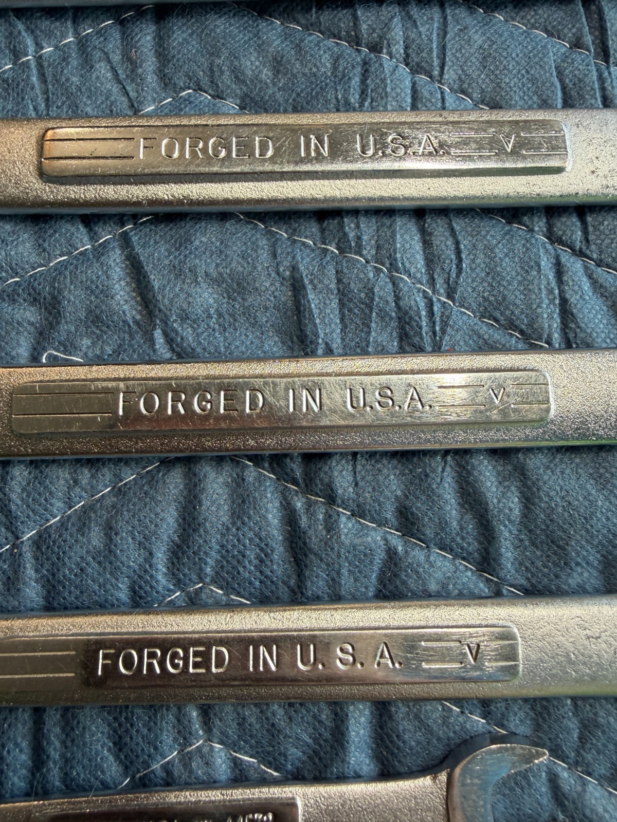 6 – Vintage Craftsman -V- And VV Double Open End Wrenches SAE See pictures