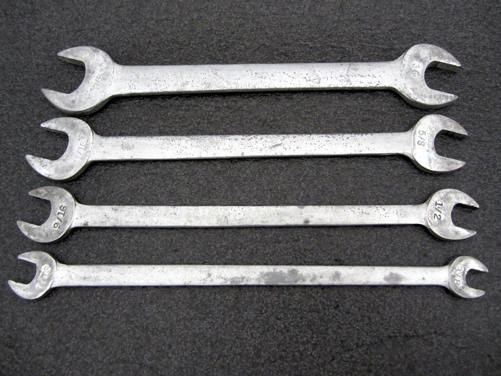 Vintage Craftsman 4pc SAE Tappet Wrench Set -V- Made in USA