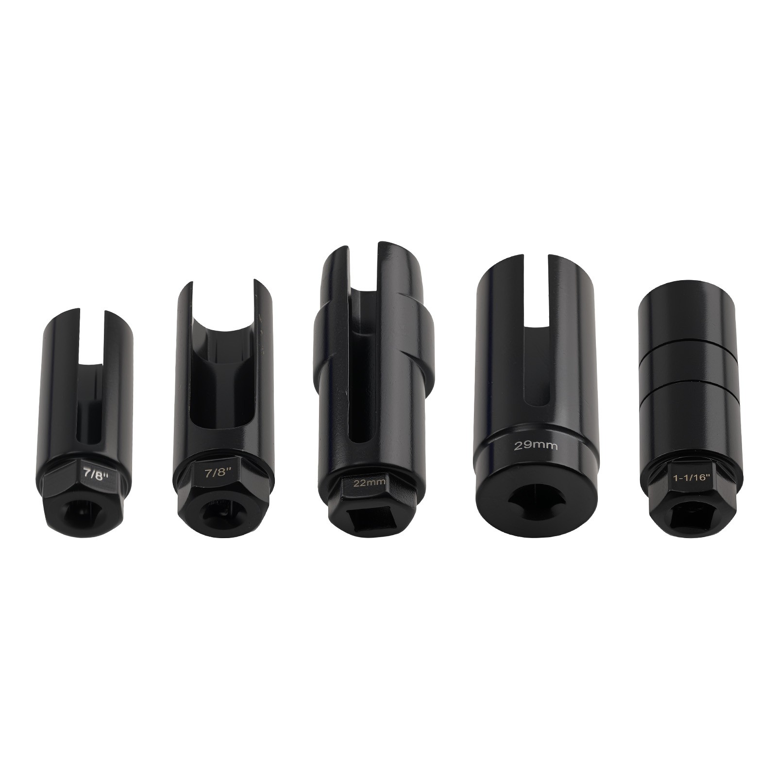 12pc Oxygen Sensor Tool Kit 1/2″ 3/8″ Drive 22-29mm Socket Spark Plug Chaser