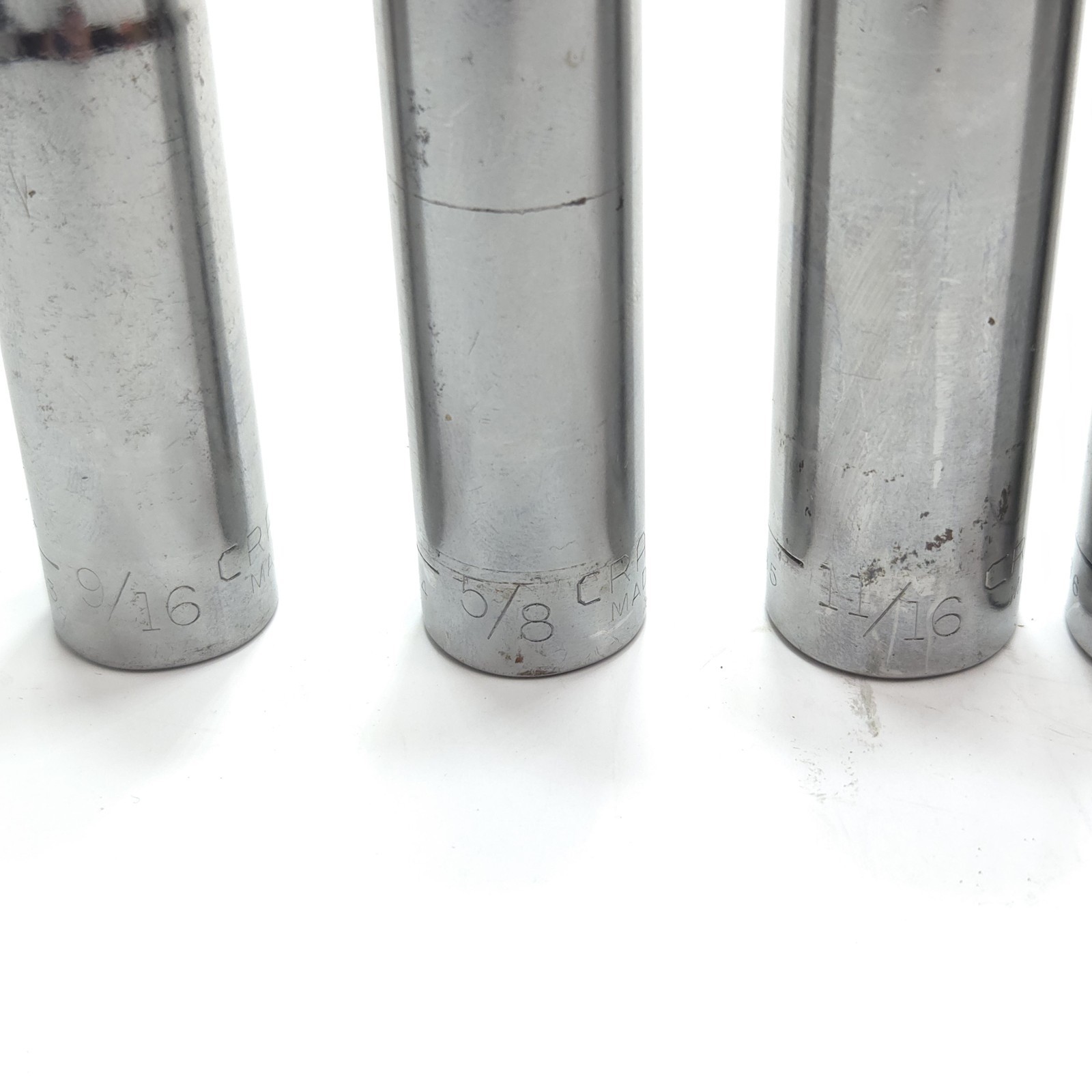 Vintage G Series Craftsman Deep Sockets 6 Point Set Of 6