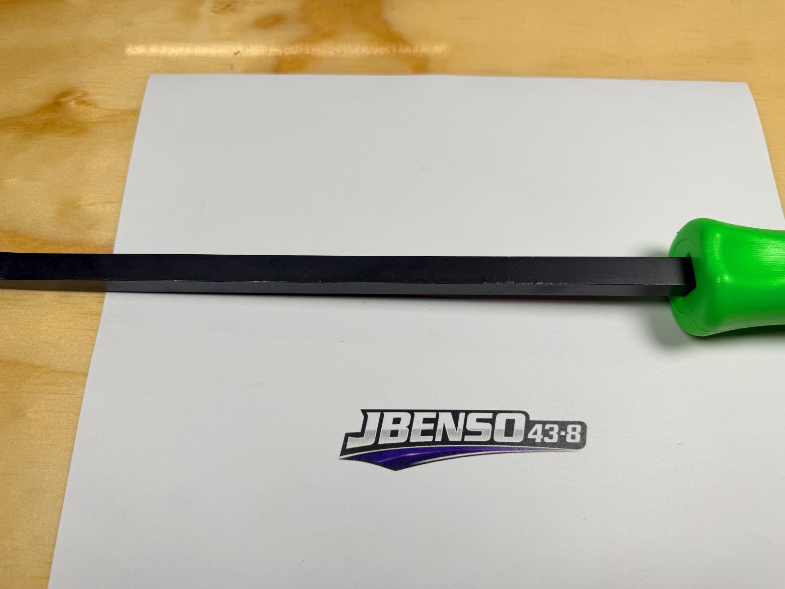 Snap-on Tools USA NEW GREEN 18″ Length Steel Striking Pry Bar SPBS18AG