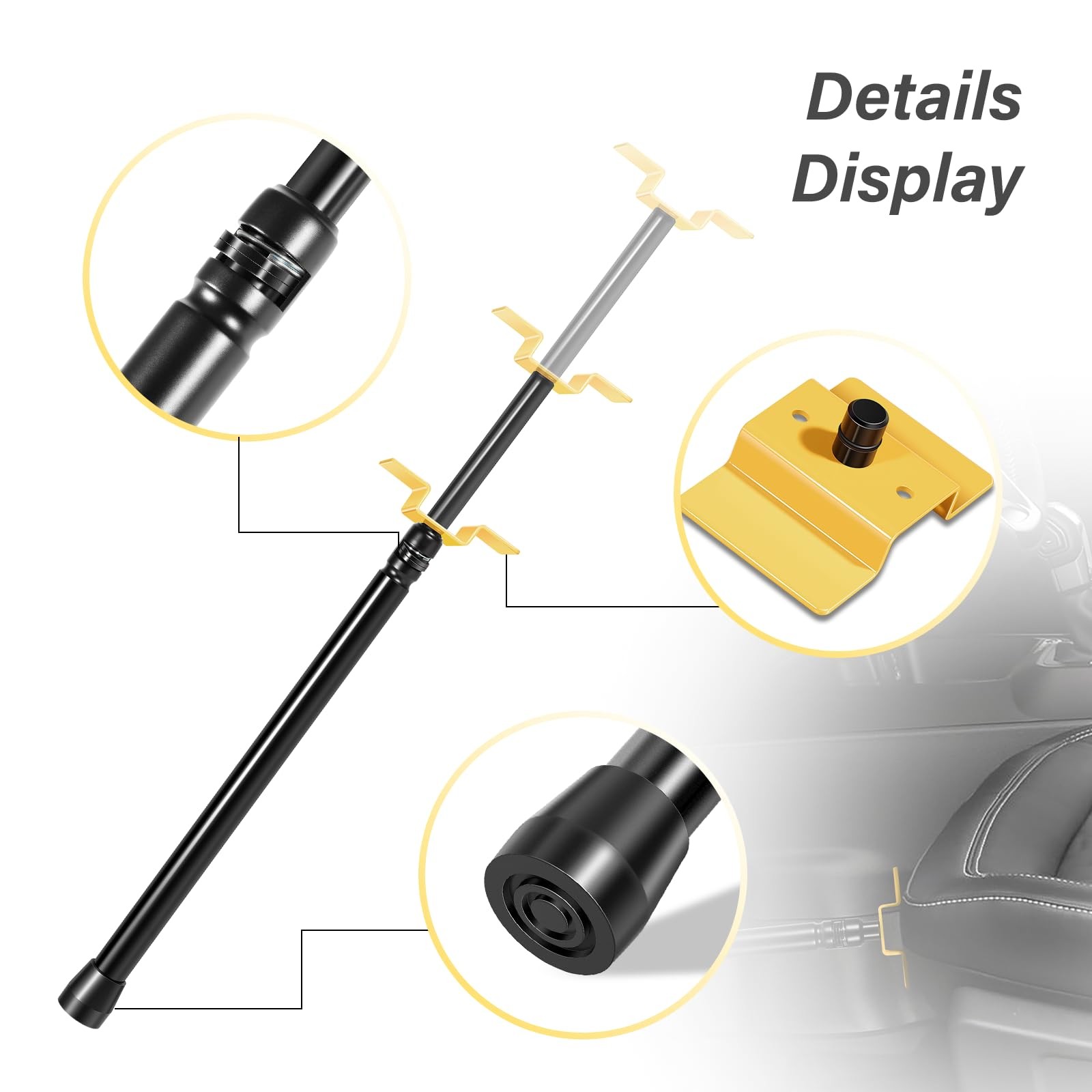 21520 Truck Brake Pedal Depressor Tool Extends from 18-1/2″ to 34-1/2″ for Truck