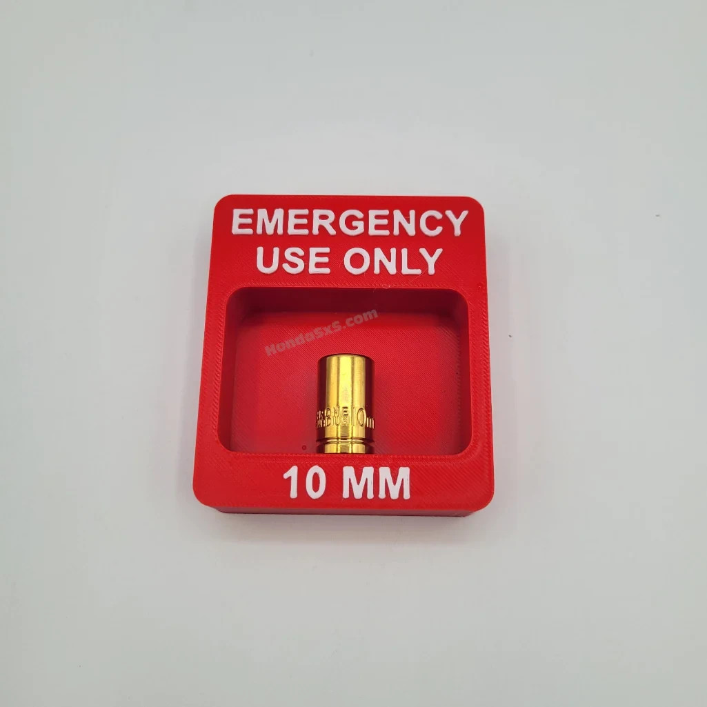 The Golden 10mm Emergency Socket – Magnetic Wall Mount Socket Holder – Christmas