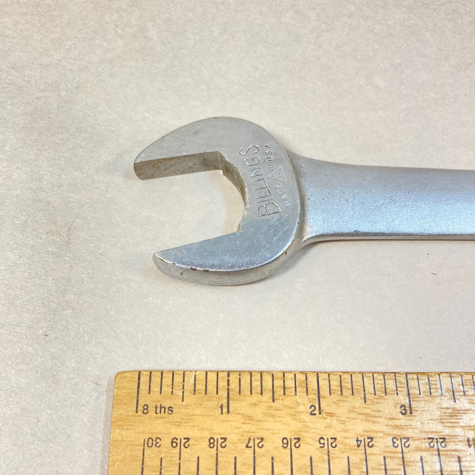 Billings Wrench Open End 1-1/8″-1″ Vitalloy Long Reach #1735 USA