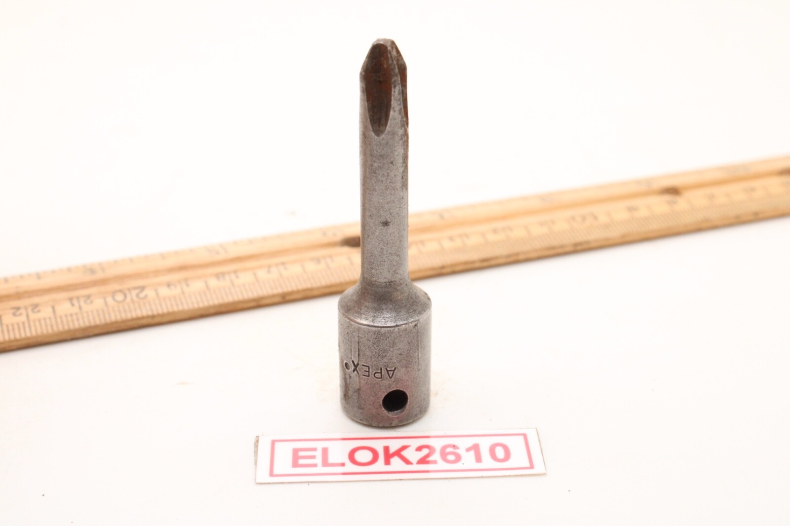 Apex Tools 833 #3 Phillips 3″ 3/8″ Drive Black Chrome Screwdriver Bit Socket