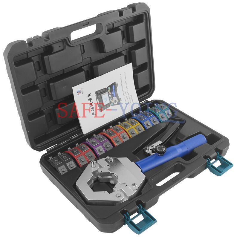 New 71500 A/C Hose Crimper Tool Kit Manual Hydraulic Crimper Portable Crimping