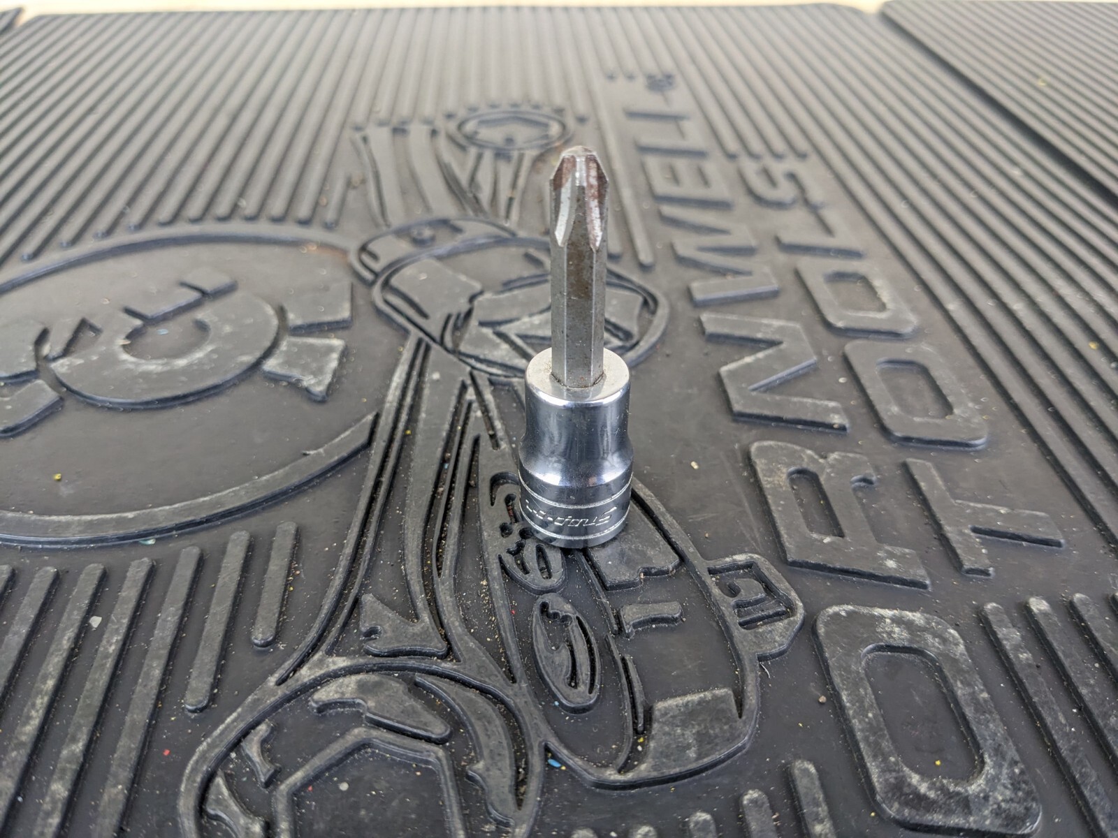 #ax752 Snap-On 3/8″ Drive Phillips No. 3 Standard Chrome Socket Driver FP32E