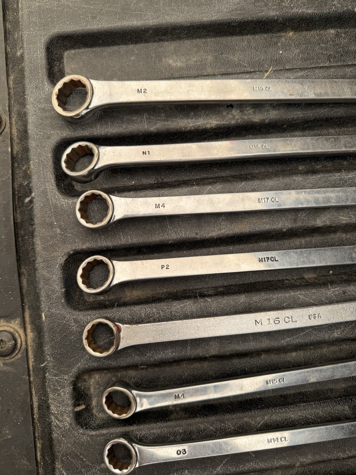 mac wrench set of 10 metric sizes 10mm to 19mm Missing 13mm