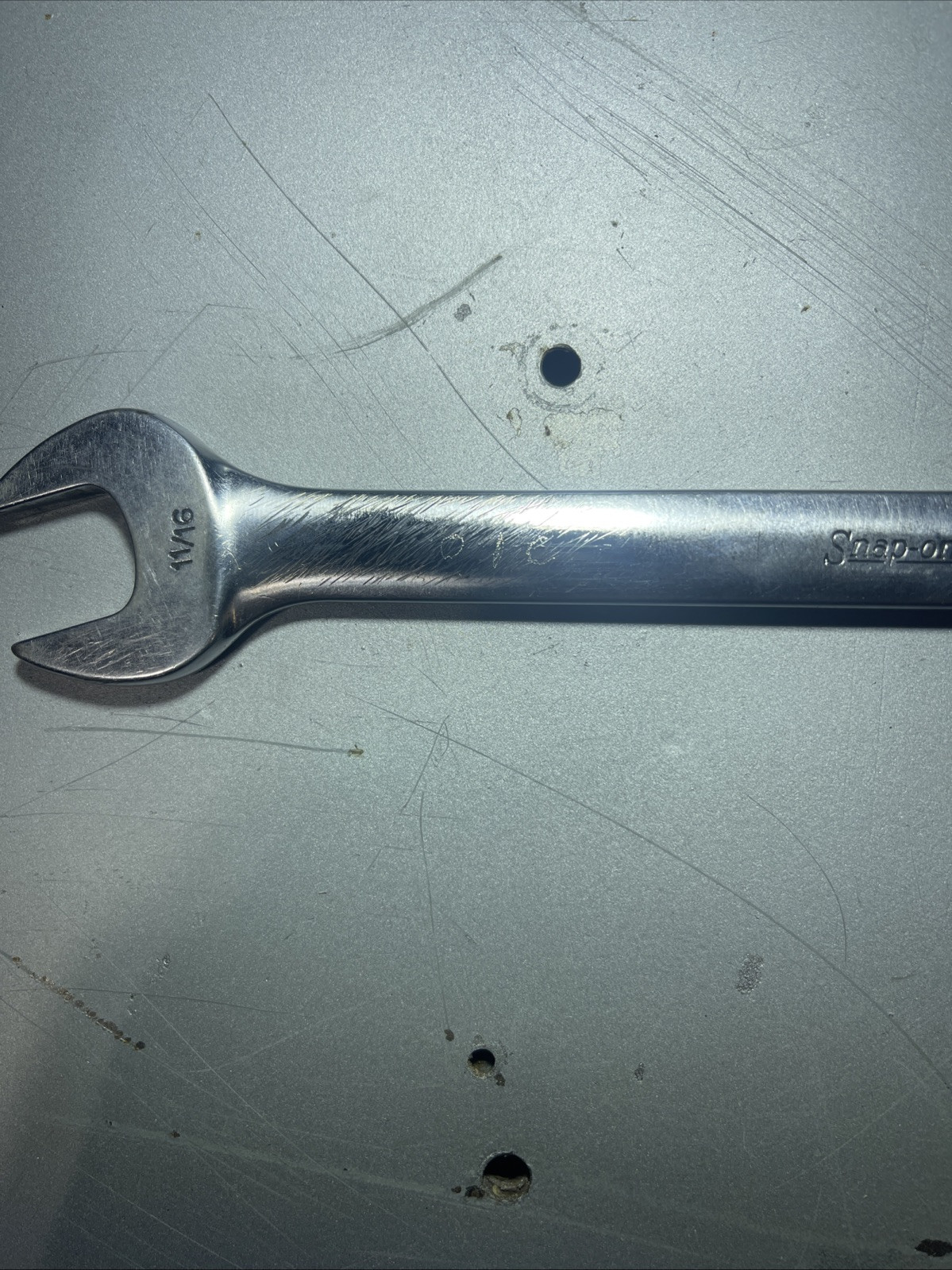 Snap On / Snap-On Tools USA 11/16 SAE Combination Wrench OEX22 Pat 3273430