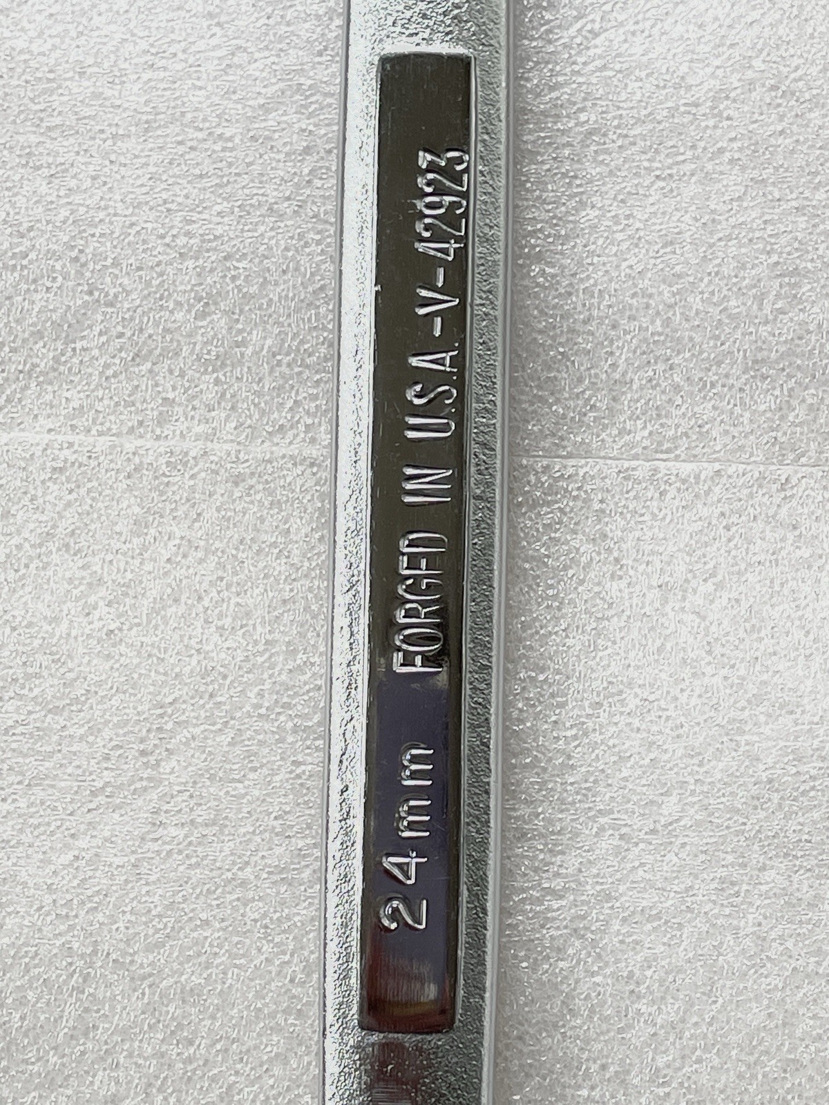 VINTAGE CRAFTSMAN -V- 42923 24MM 12 POINT METRIC COMBINATION WRENCH