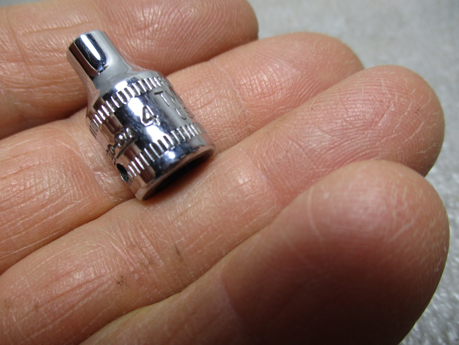 Snap-on USA 1/4″ drive 4mm metric 6 point Socket TMM4 Ships for FREE