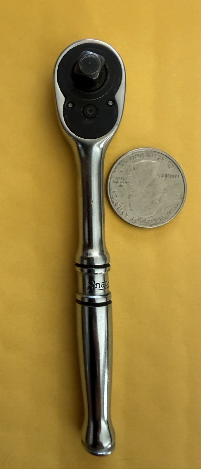 Snap On 1/4″ Ratchet TM 70 B and 5/16” Socket TMD 10. Nice Tool w/Chrome. USA