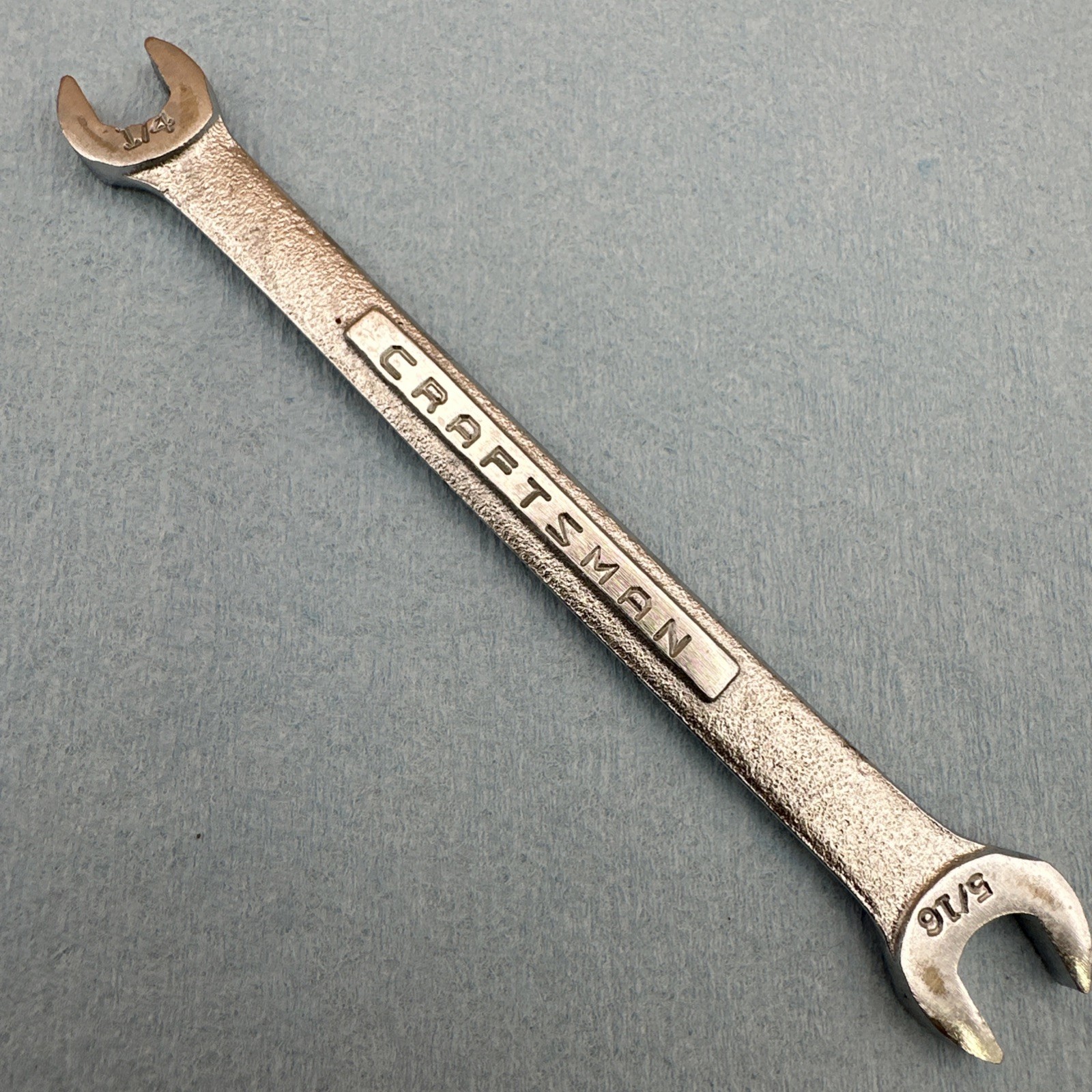Vintage Craftsman 1/4» X 5/16» SAE Double Open Wrench 44571 -V- USA