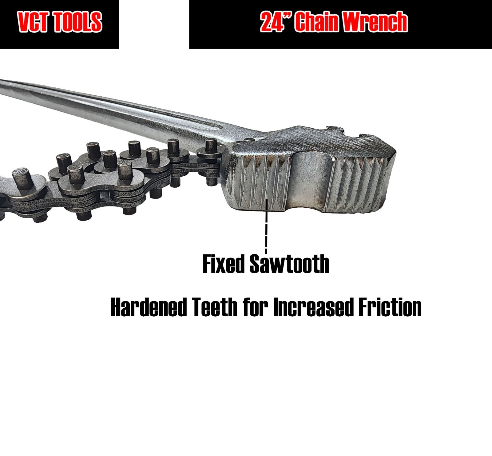 VCT 24″ inch Chain Oil Filter Pipe Wrench Tool