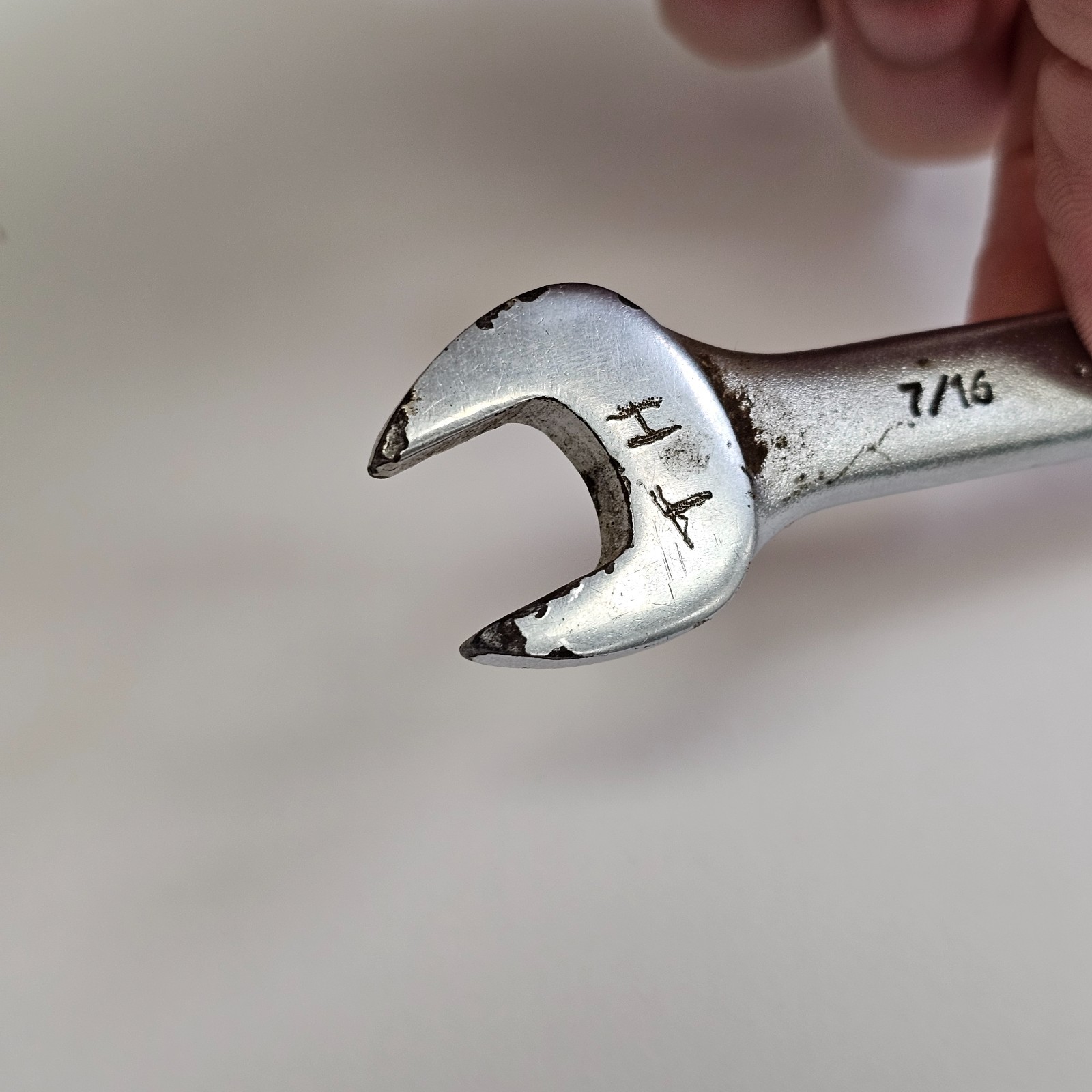 Proto Tools SAE 7/16 in Combination Wrench 1214 Made in USA