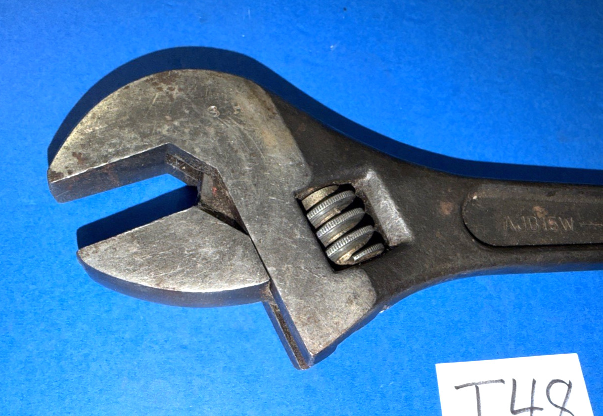 MATCO TOOLS 2 PIECE ADJUSTABLE CRESCENT STYLE WRENCHES 4 AND 15 INCHES