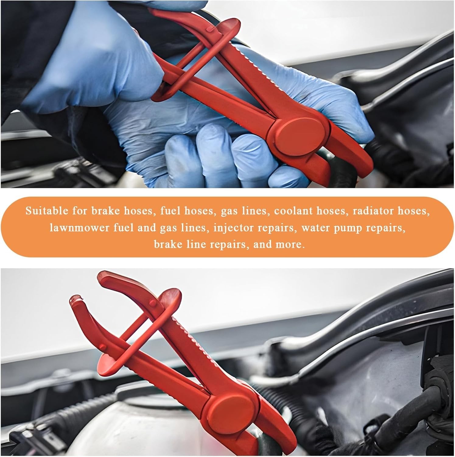 Hose Clamp Pliers Set, 6 PCS, Straight Hose Pinch Off Tool