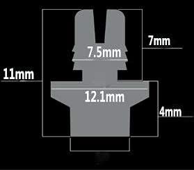 RTRHINOTUNING 50PCS Wheel Rim Lip Rivets Nuts of 7.5mm/0.3in Hole…
