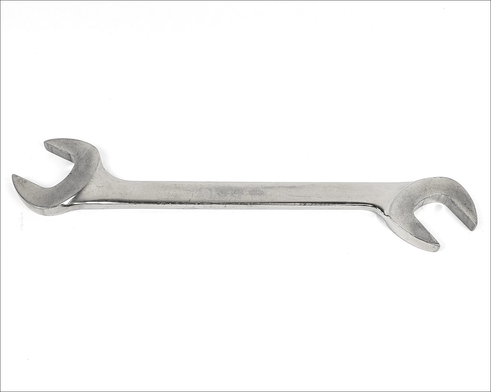Snap-on Tools VS48 1 1/2″ SAE 4 Way Open-End Angle Head Chrome Wrench – USA Made