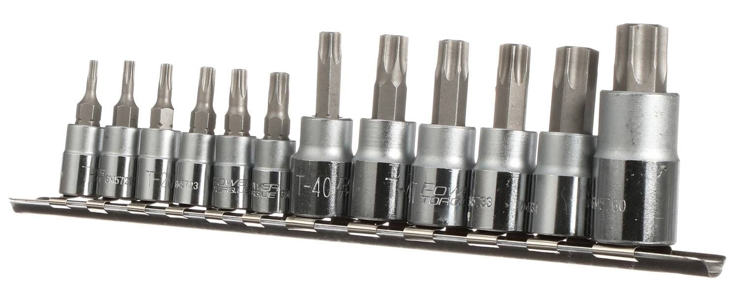 Power Torque 12 Piece 1/4, 3/8 Inch Drive Star Socket Set – GM8379 *SHIPS FREE*