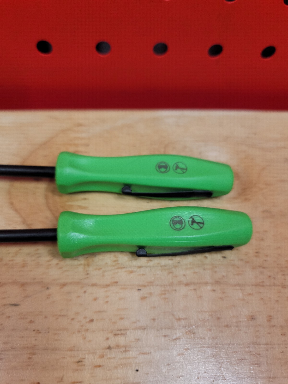 Snap-on PBMB5 PBMS5 GREEN 5″ Angle + 5″ Straight Mini Pocket Prybar Set