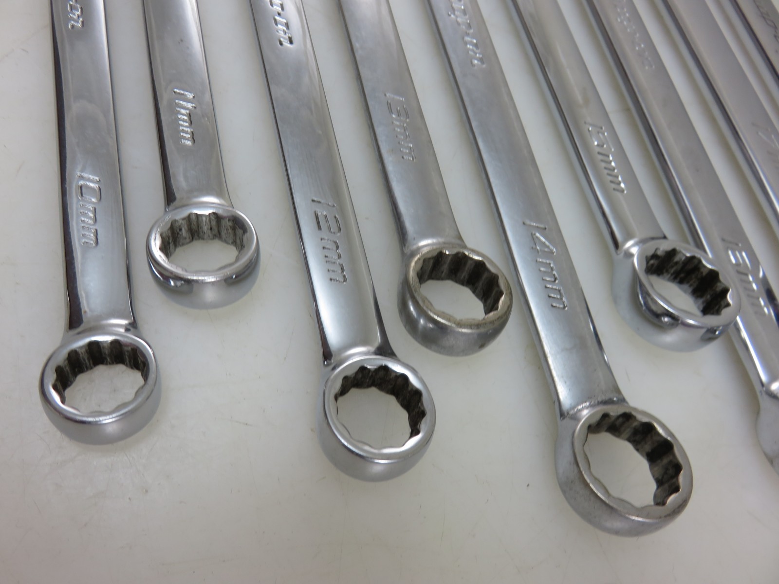 Snap-On METRIC OEXM Series Combination Wrench 9pc Set 10mm-18mm USA Made