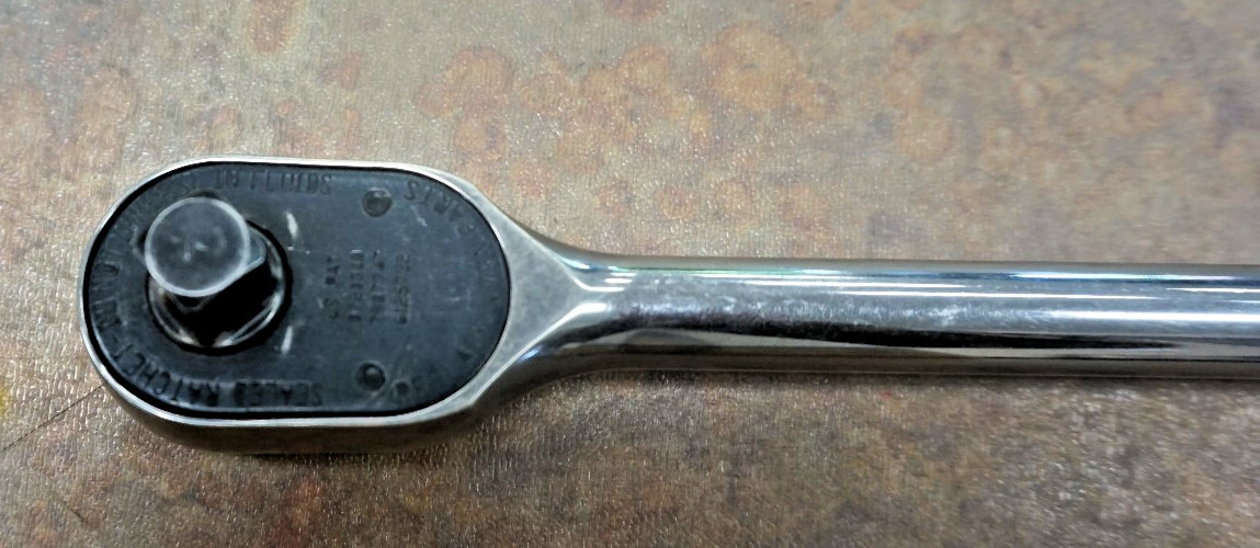 Snap-On 1/2″ Ratchet Wrench With Swivel Head SHL80A. 16.5″