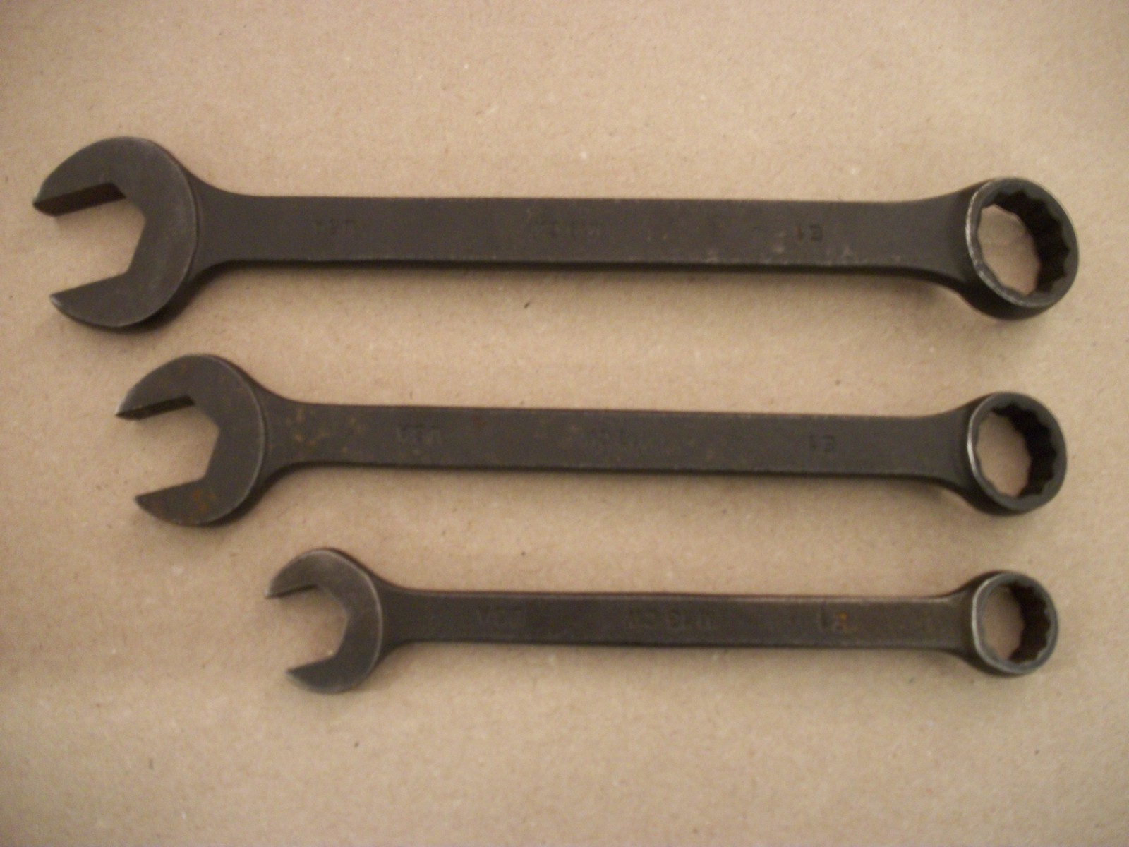 3 Mac Tools 12PT Black Combination Wrench – 19mm M19CW, 16mm M16CW, 13mm M13CW