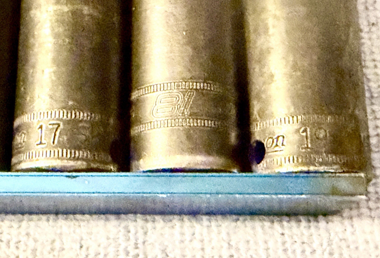 Snap-on 210SIMFYA 3/8″ Dr Metric Deep Impact Socket Set 10mm-19mm 6pt Profession