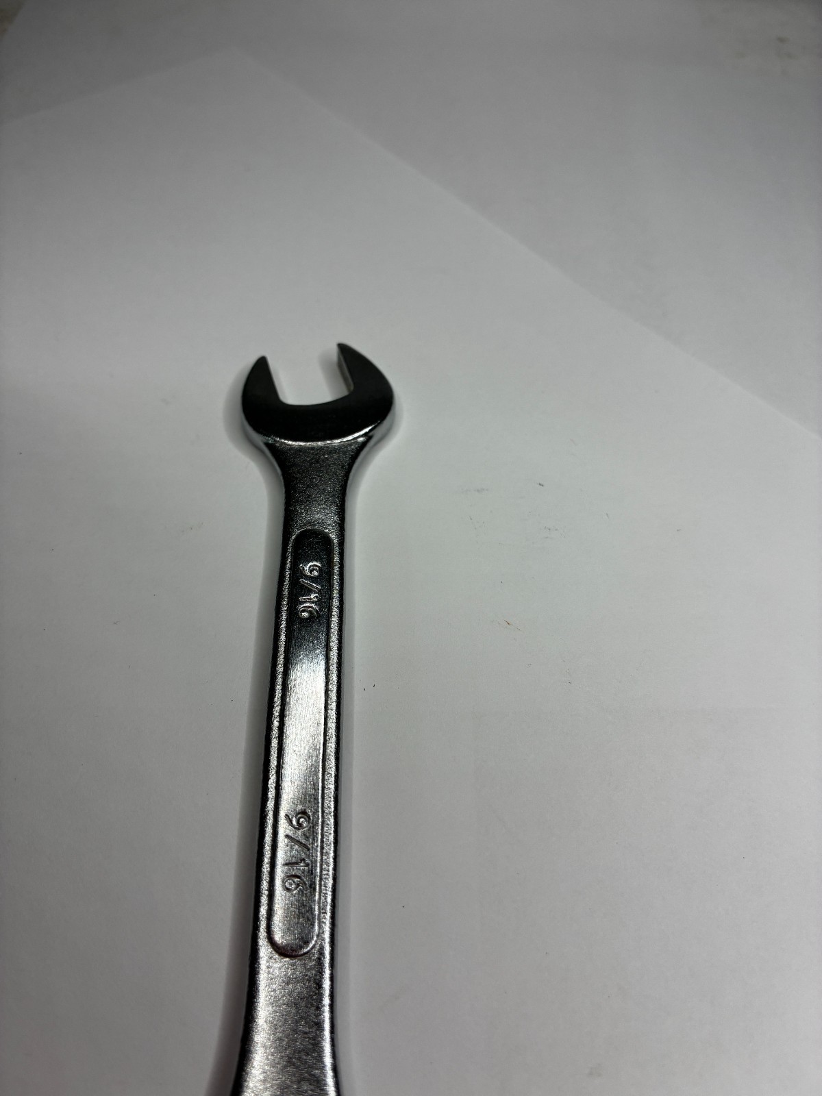 9/16 Combination Wrench SAE Drop Forged China Open Box End