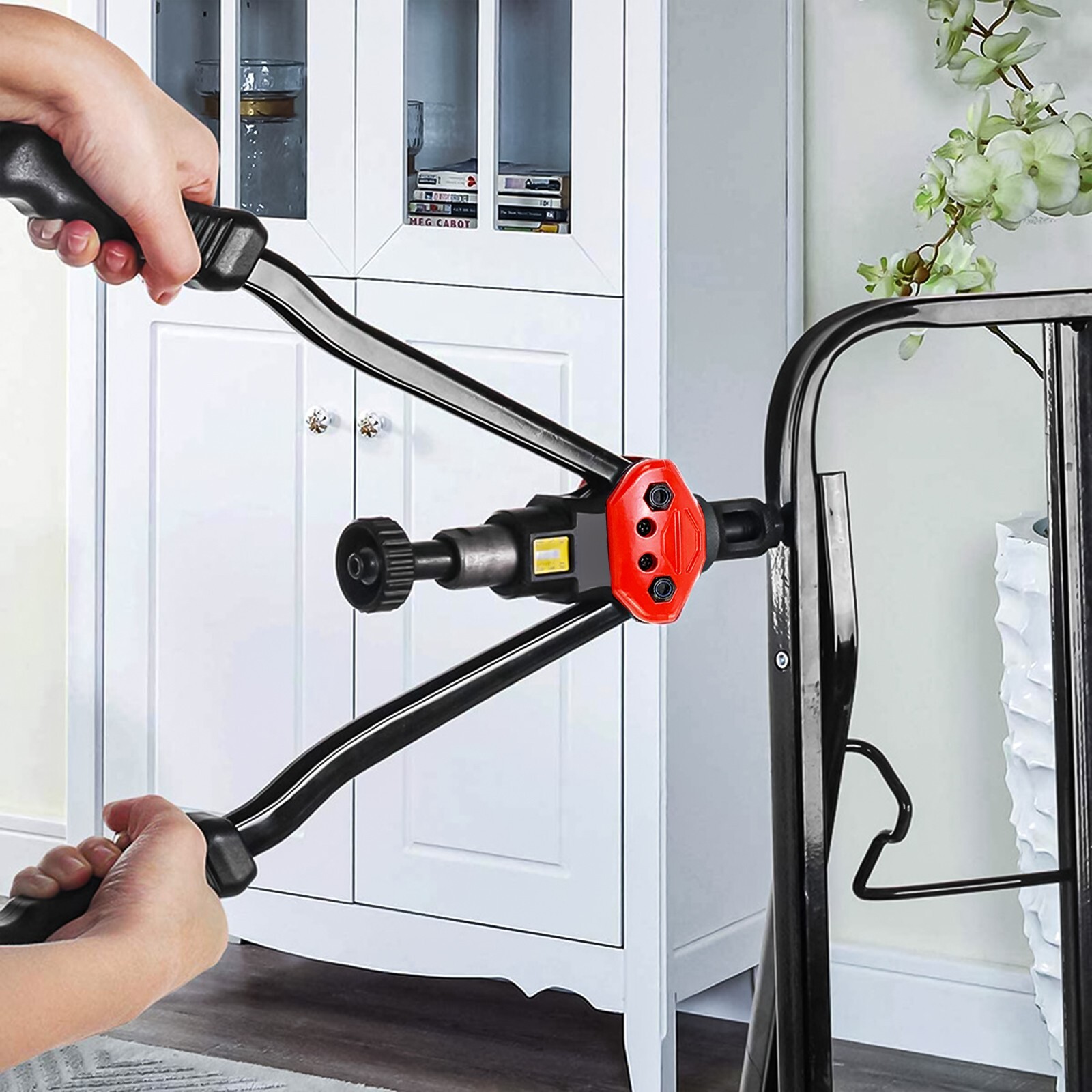 Rivet Nut Gun Kit Rivnut Setting Tools Nut Setter Tool Hand Blind Riveter 16″