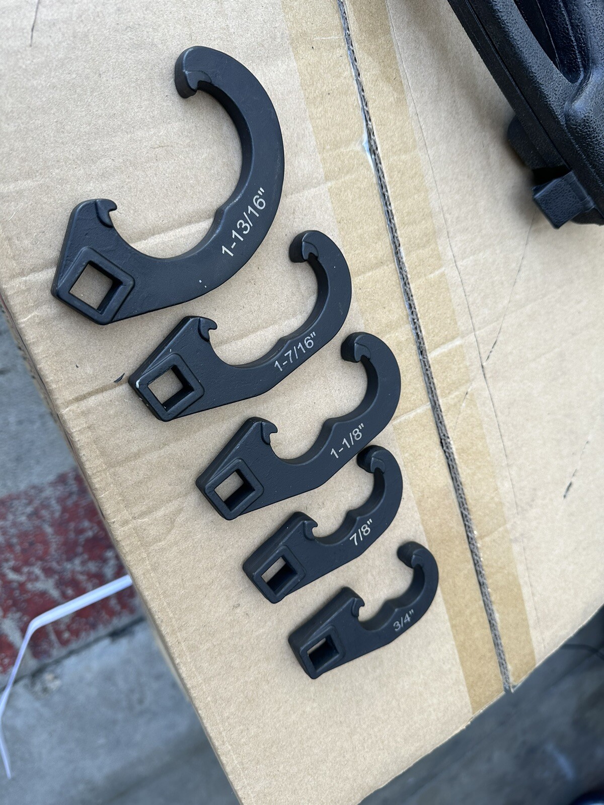 Tie Rod Pittman Arm Adjusting Wrench Tool Set With 1/2” Drive Off Set Ratchet
