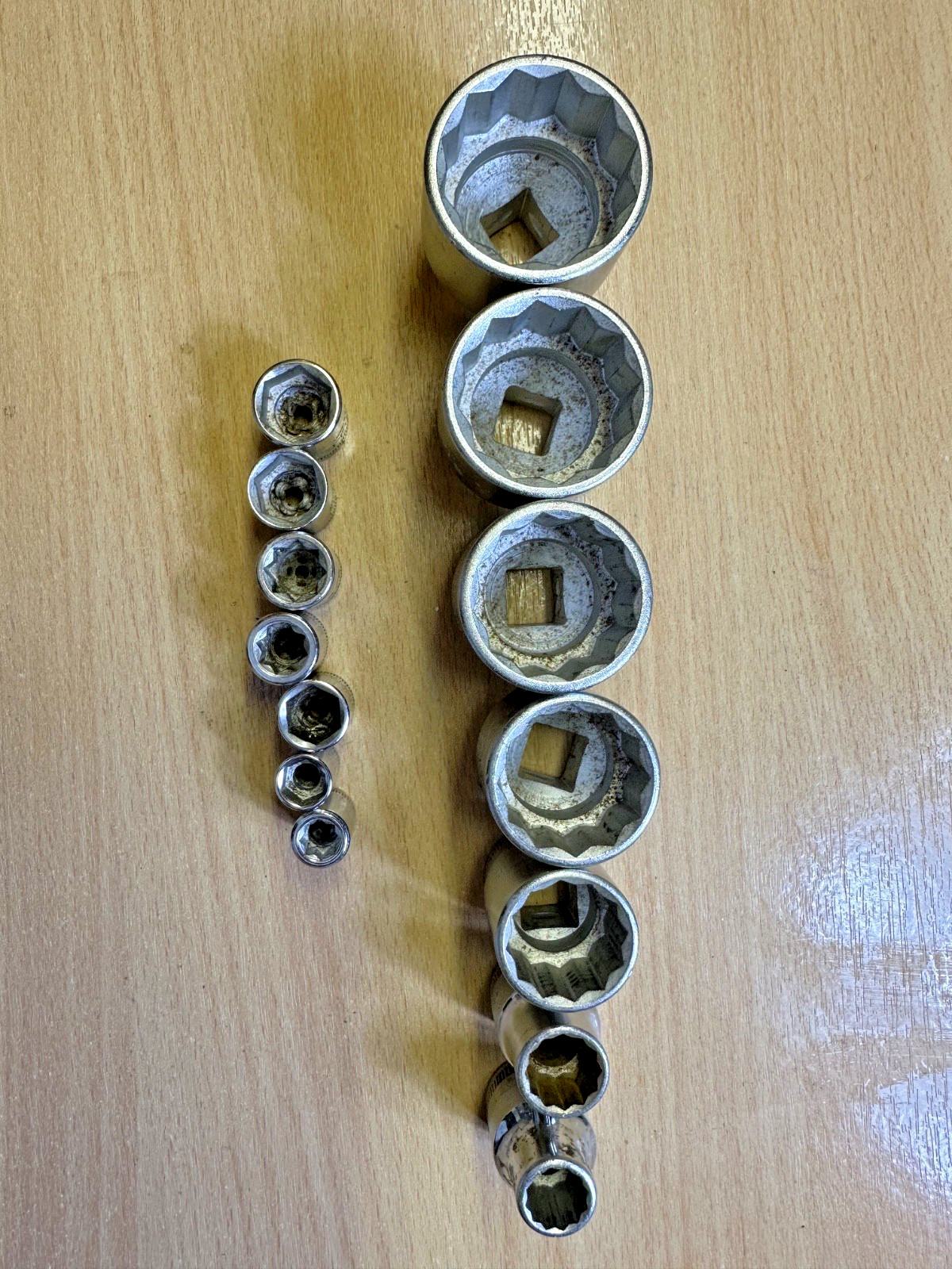 Stahlwille Imperial Sockets 7 x 1/2 inch drive 7 x 1/4 inch drive