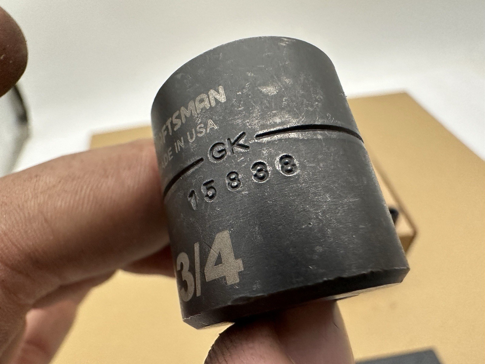 Craftsman GK 1/4″ to 3/4″ 6 Pt Shallow Impact Socket Set 3/8″ Dr 15880 USA *READ