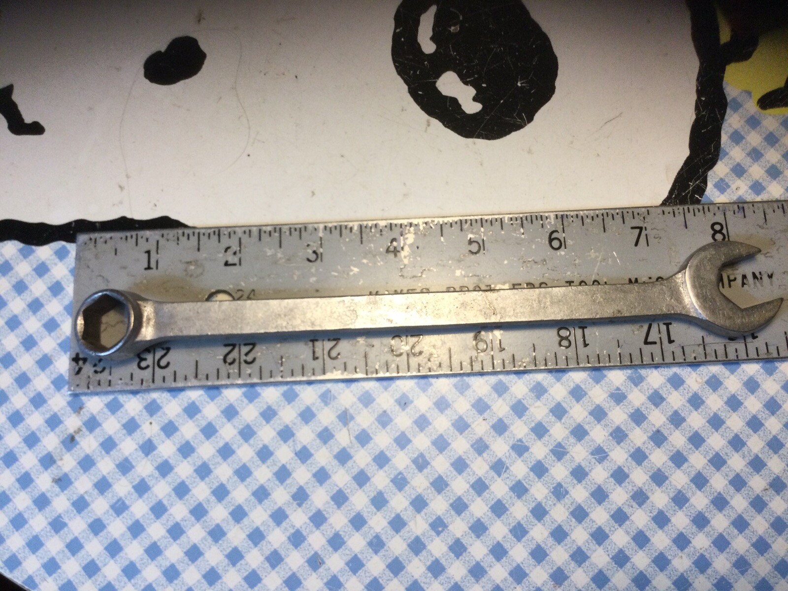 Rare Vanadium Tool Co. Combination Wrench 9/16″ SAE CL-9 6 Point Stamped LC-9