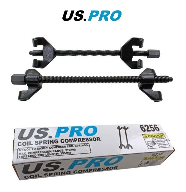 US PRO Heavy Duty Coil Spring Compressor 370mm 2pc Coil Spring Clamps 6256
