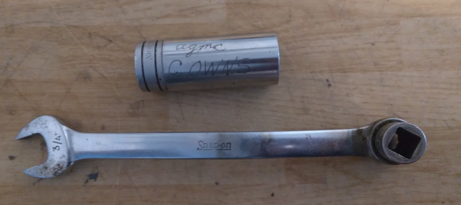 2-Snap-on Tools 3/4 WRENCH OEX-24 & 15/16 SOCKET S-301 – SEE PICTURES