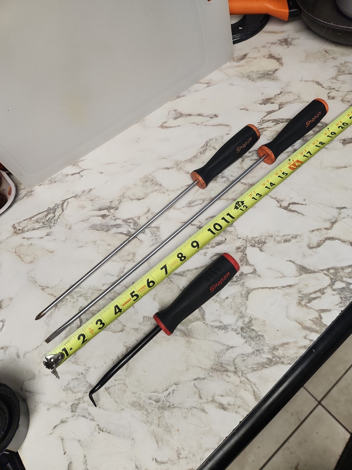 Snap-on Instinct Extra-long Soft Grip Phillips, Flat Screwdrivers And Pick