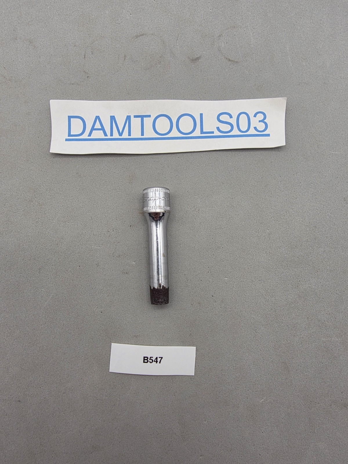 Snap On Tools 1/4″ Drive 5.5MM STMM5.5 6PT Metric Deep Chrome Socket USA