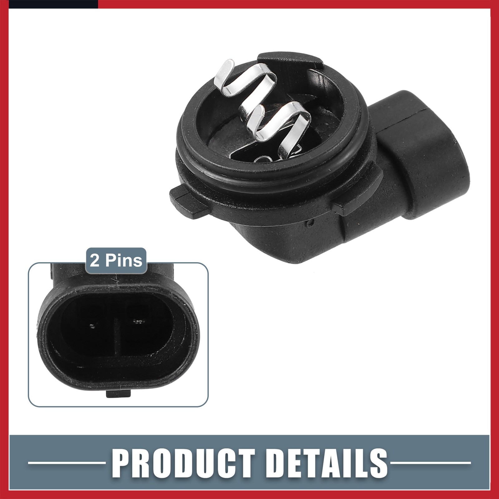 Fog Light Bulb Holder Socket 1445 H1 for Automotive Vehicle Plastic
