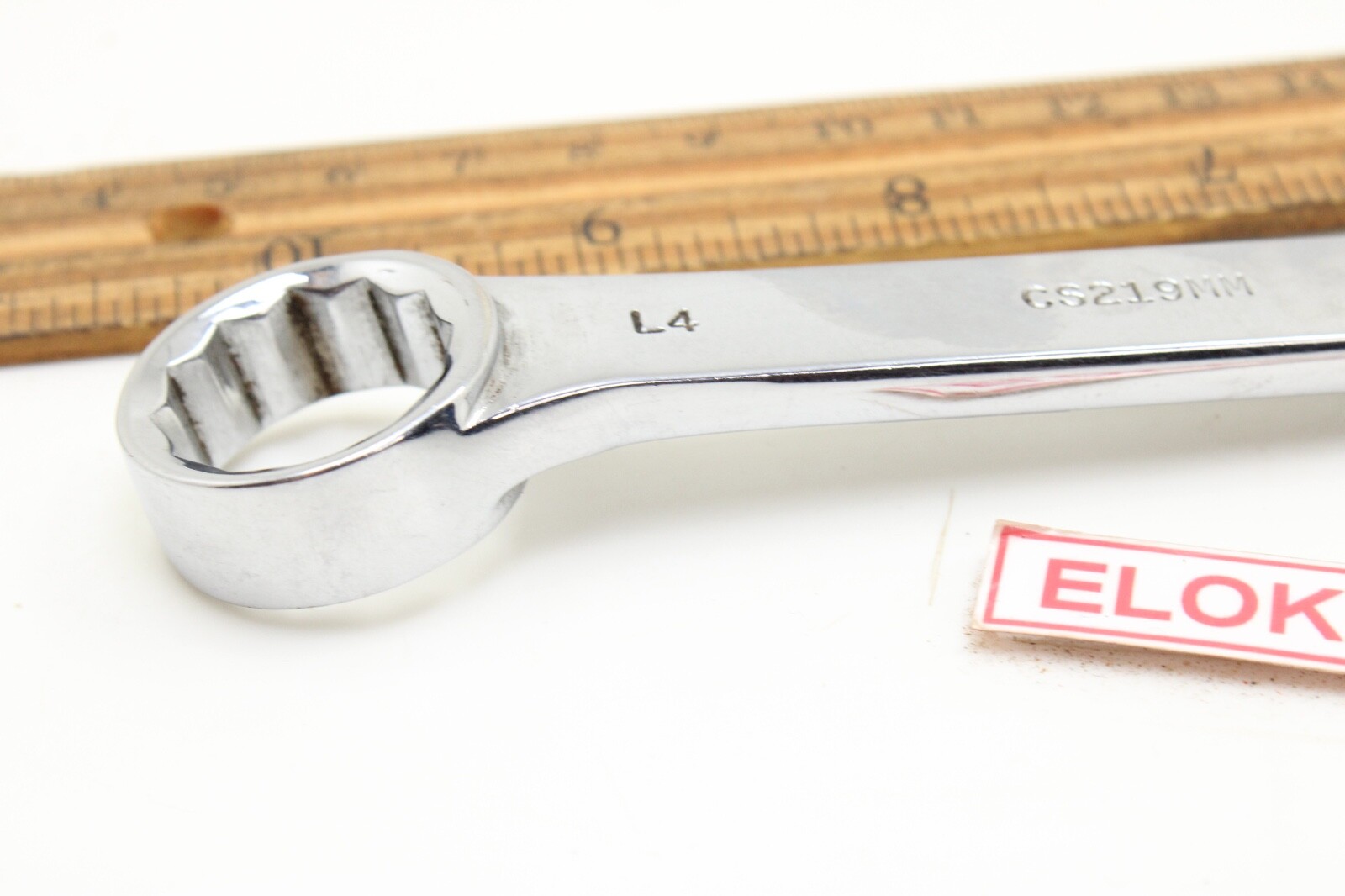 Mac Tools CS219MM 19mm 12 Point Short Metric Chrome Combination Wrench USA