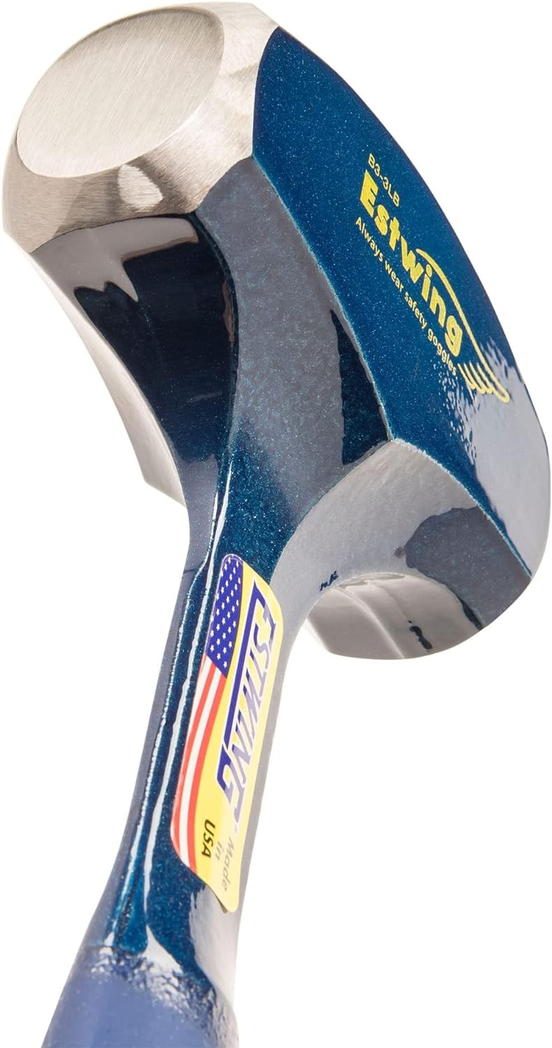 ESTWING Drilling/Crack Hammer – 3-Pound Sledge with Forged Steel 3 lbs, Multi