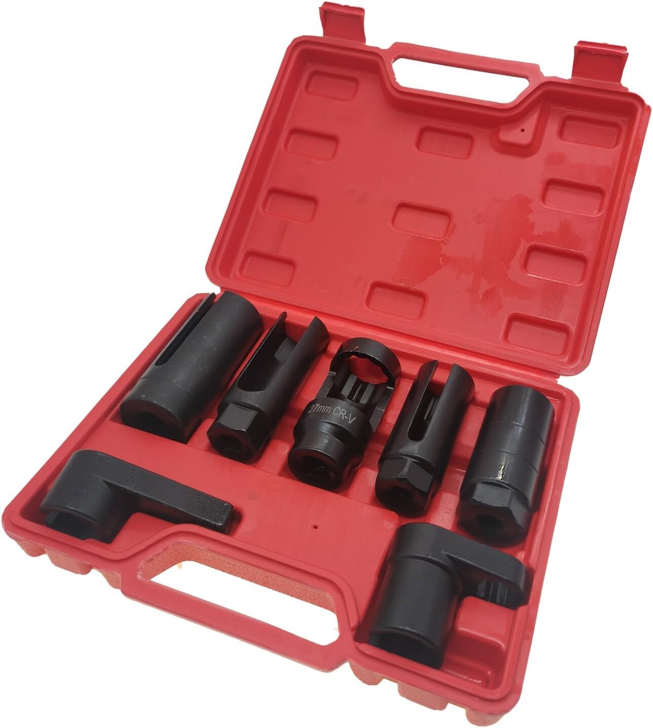 7 Pcs Oxygen Sensor Socket 22mm 7/8 in, 27mm, 29mm fits All Vehicle O2 Remova…